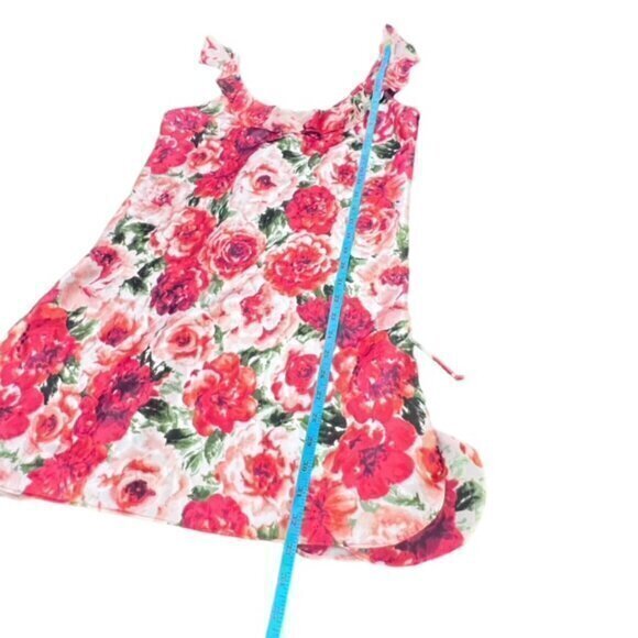 Oscar De La Renta Pink Label Slip Nightgown Small Floral Dress Ruffles VTG COA‎ - Picture 8 of 16